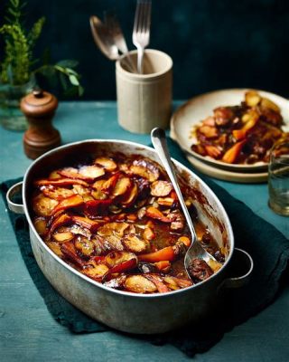 Lancashire Hotpot, un delizioso connubio di arrosti succulenti e verdure invernali!